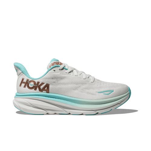 HOKA CLIFTON 9 WHT/BLUE