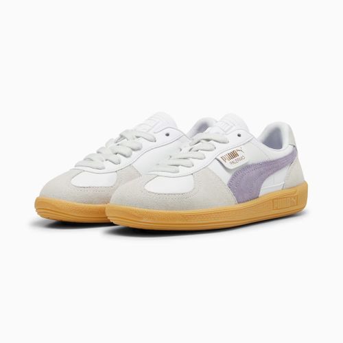 PALERMO LTH WHITE/PURPLE