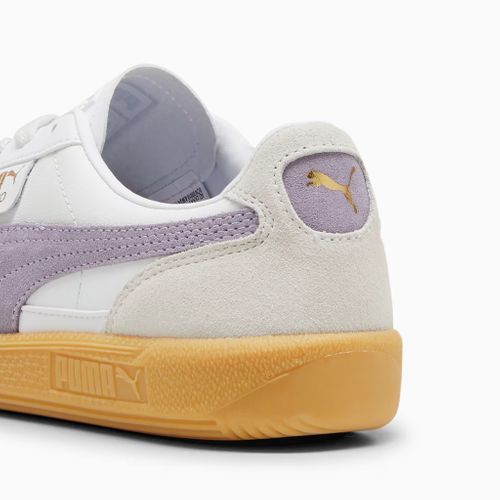 PALERMO LTH WHITE/PURPLE