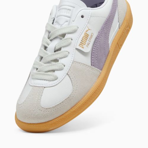 PALERMO LTH WHITE/PURPLE