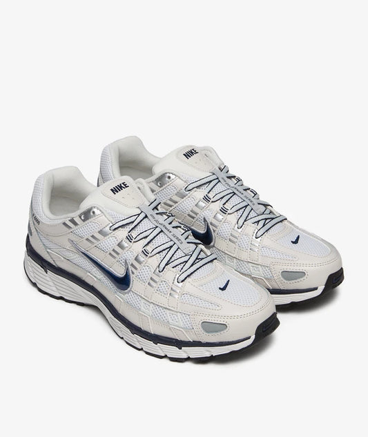 NIKE P-6000 OBSIDIAN SUMMIT WHITE/SILVER