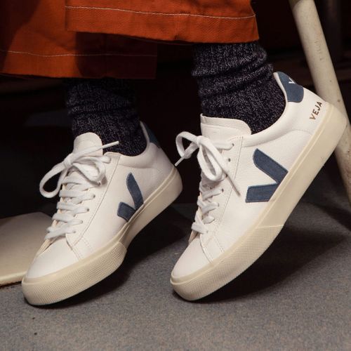 TENIS CAMPOE WHITE/NAVY