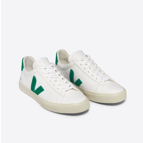 TENIS VEJA CAMPO CHROMEFREE WHITE/GREEN