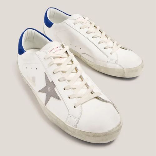 SUPER-STAR CLASSIC WITH SPUR WHITE/GREY/BLUETTE/BEIGE