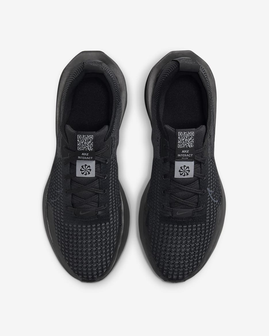 NIKE INTERACT RUN  BLACK