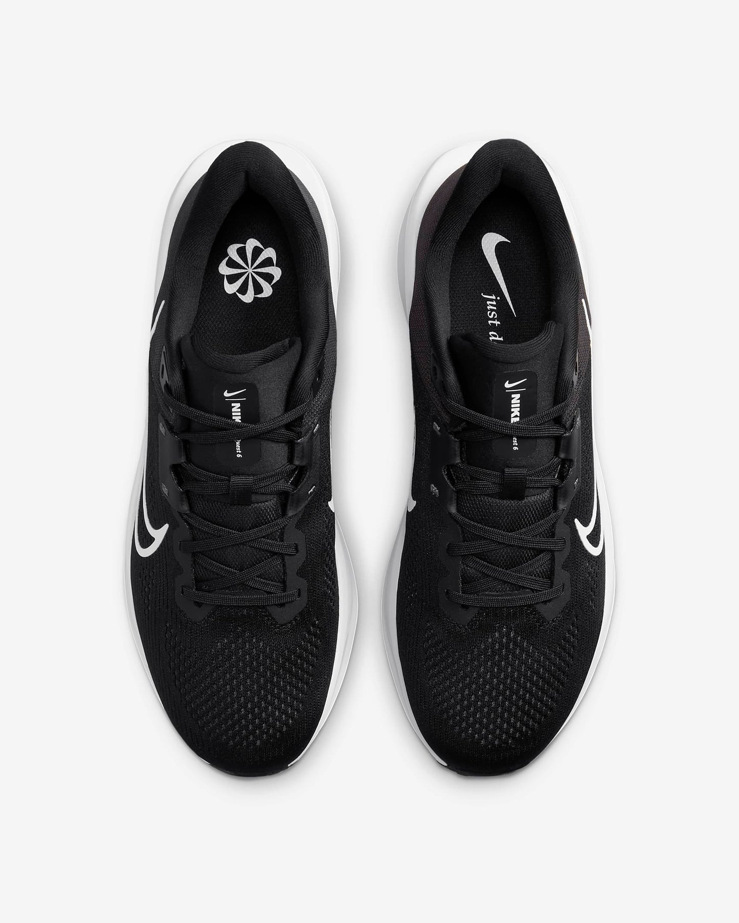 NIKE QUEST 6 BLACK/WHITE-IRON GREY