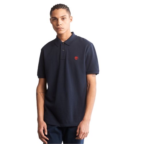 CAMISA POLO BLUE/RED