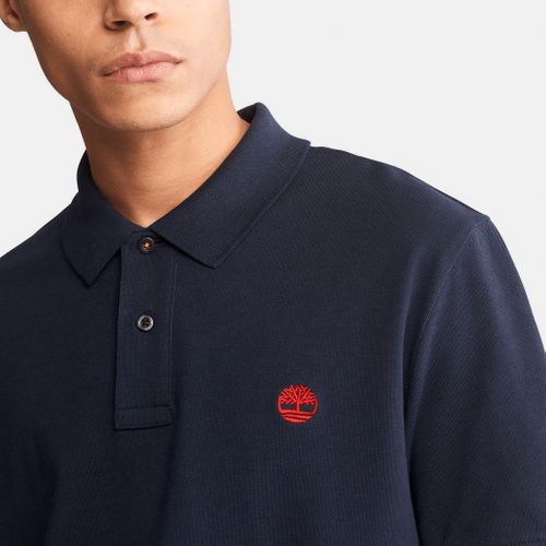 CAMISA POLO BLUE/RED