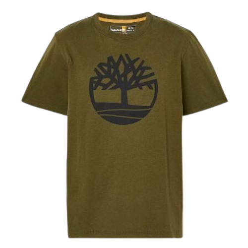 TIMBERLAND MENS TREE LOGO DARK OLIVE GREEN