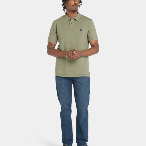 POLO HOMBRE/ TFO WASHED JERSEY  OLIVE