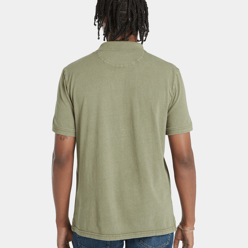 POLO HOMBRE/ TFO WASHED JERSEY  OLIVE