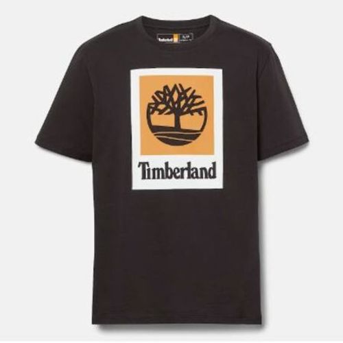 TIMBERLAND T-SHIRT COLORED AUTHENTIC FIT ΜΑΥΡΟ BLACK