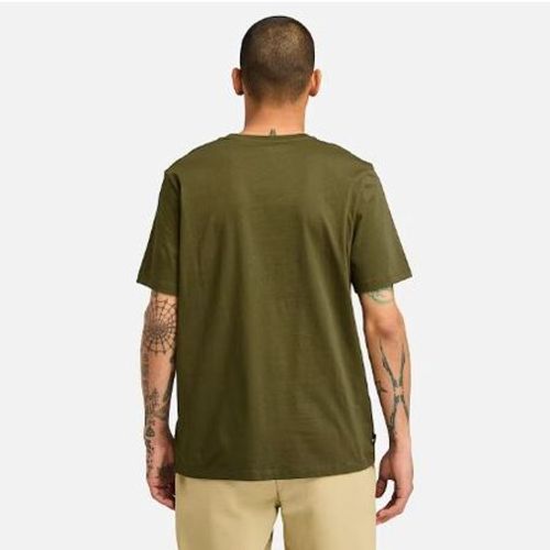 MANGA CORTA LOGO DARK OLIVE GREEN