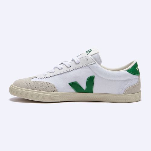 TENIS VEJA VOLLEY CANVAS WHITE/GREEN