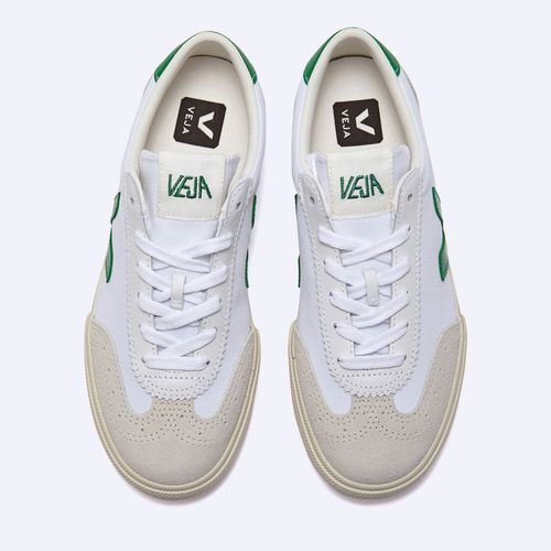 TENIS VEJA VOLLEY CANVAS WHITE/GREEN