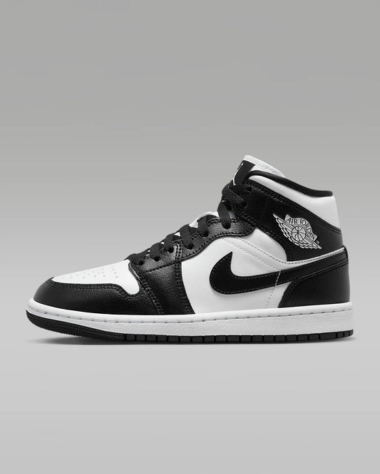 AIR JORDAN 1 MID WHITE/BLACK