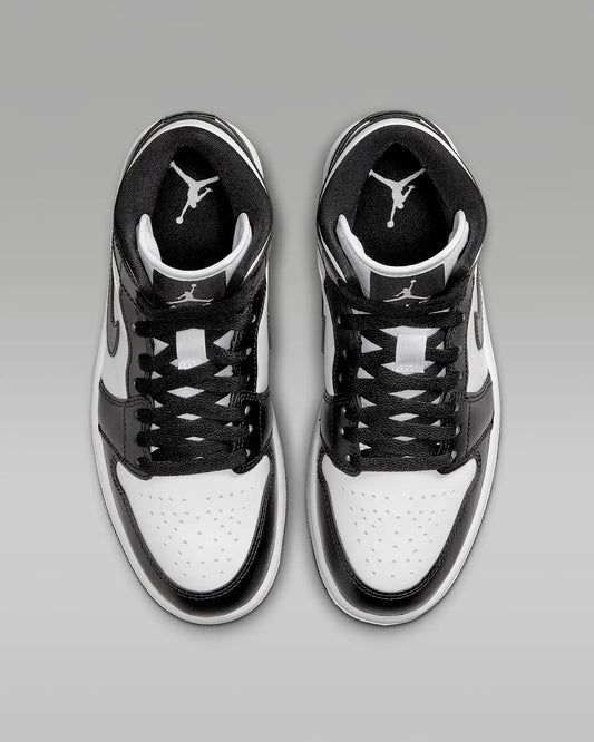 AIR JORDAN 1 MID WHITE/BLACK