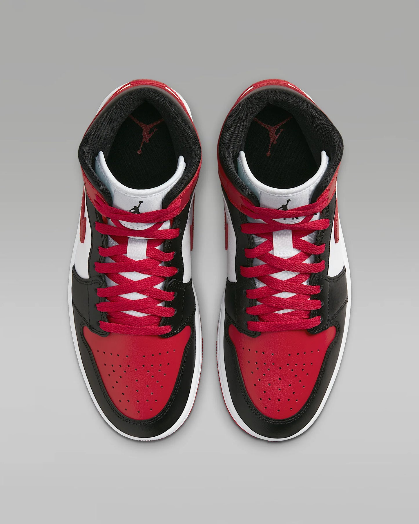 AIR JORDAN 1 MID BLACK/RED/WHITE