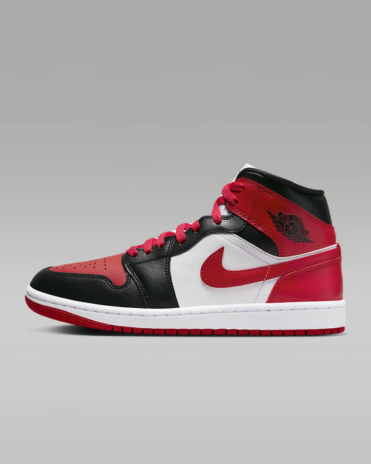 AIR JORDAN 1 MID BLACK/RED/WHITE