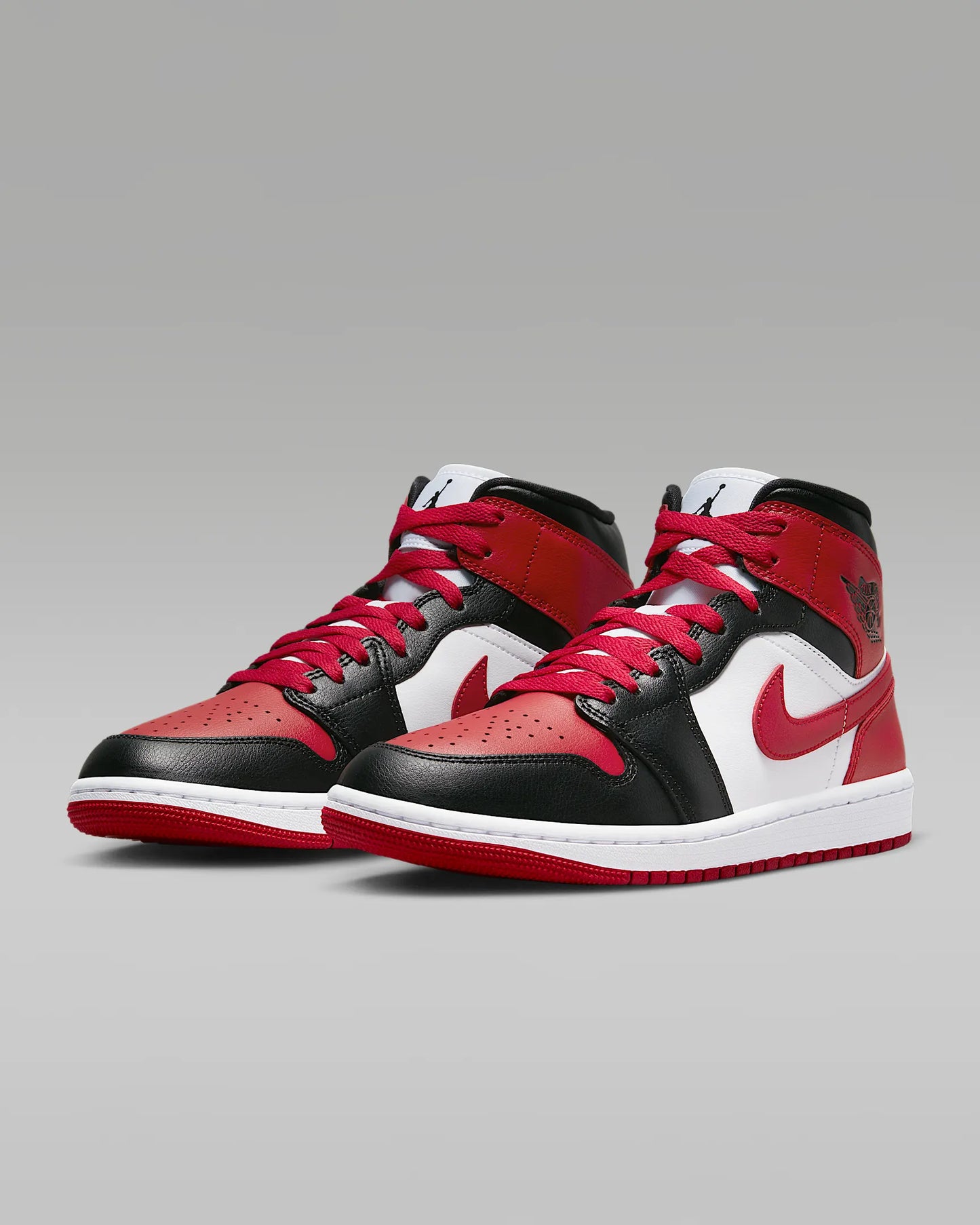 AIR JORDAN 1 MID BLACK/RED/WHITE