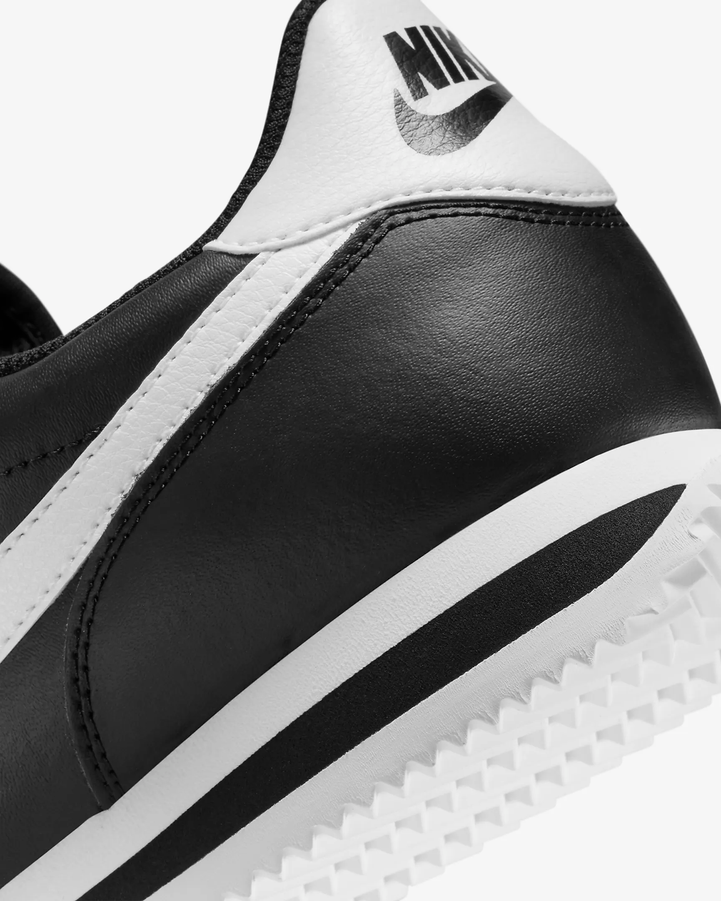 NIKE CORTEZ LTR	BLACK/WHITE