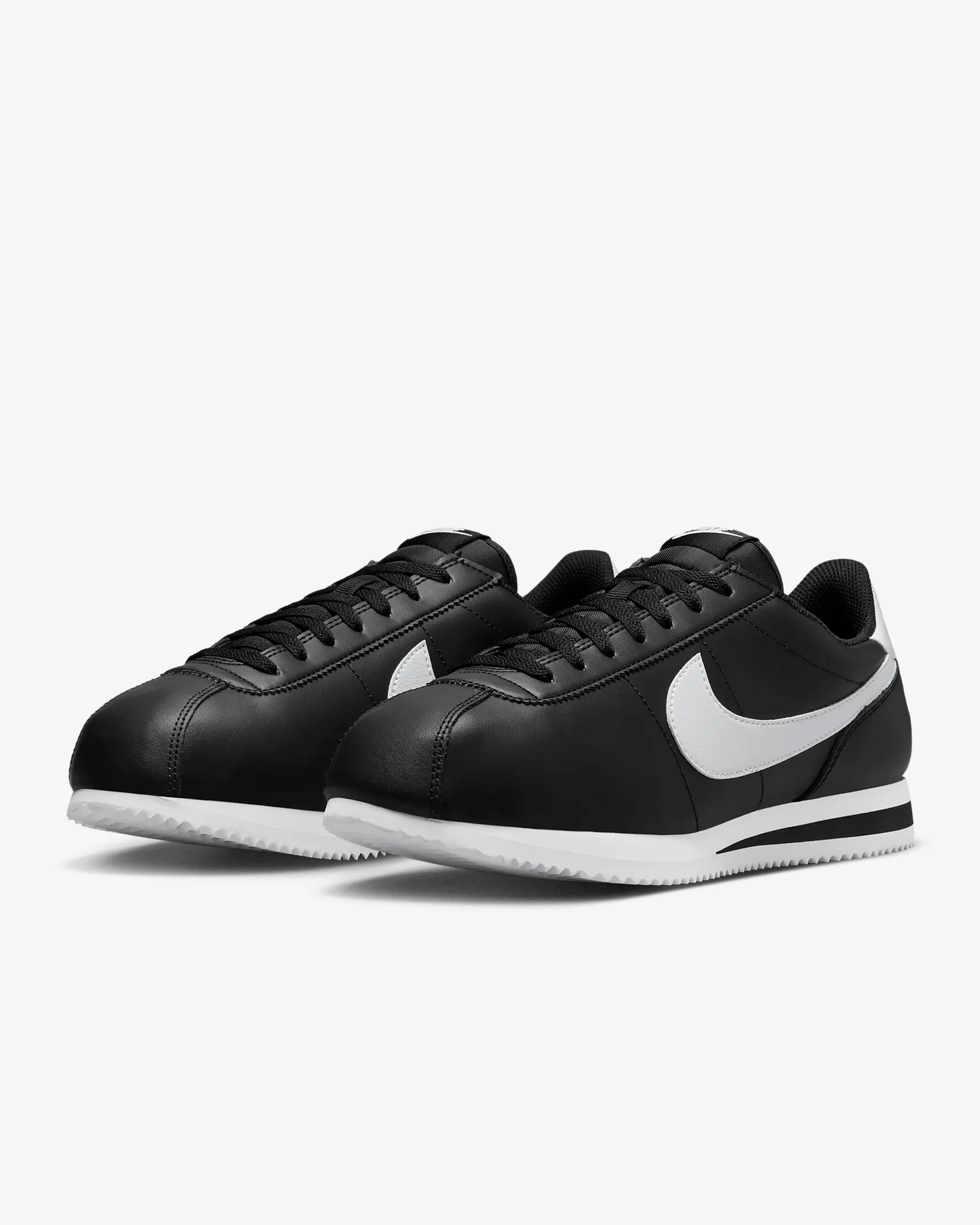 NIKE CORTEZ LTR	BLACK/WHITE