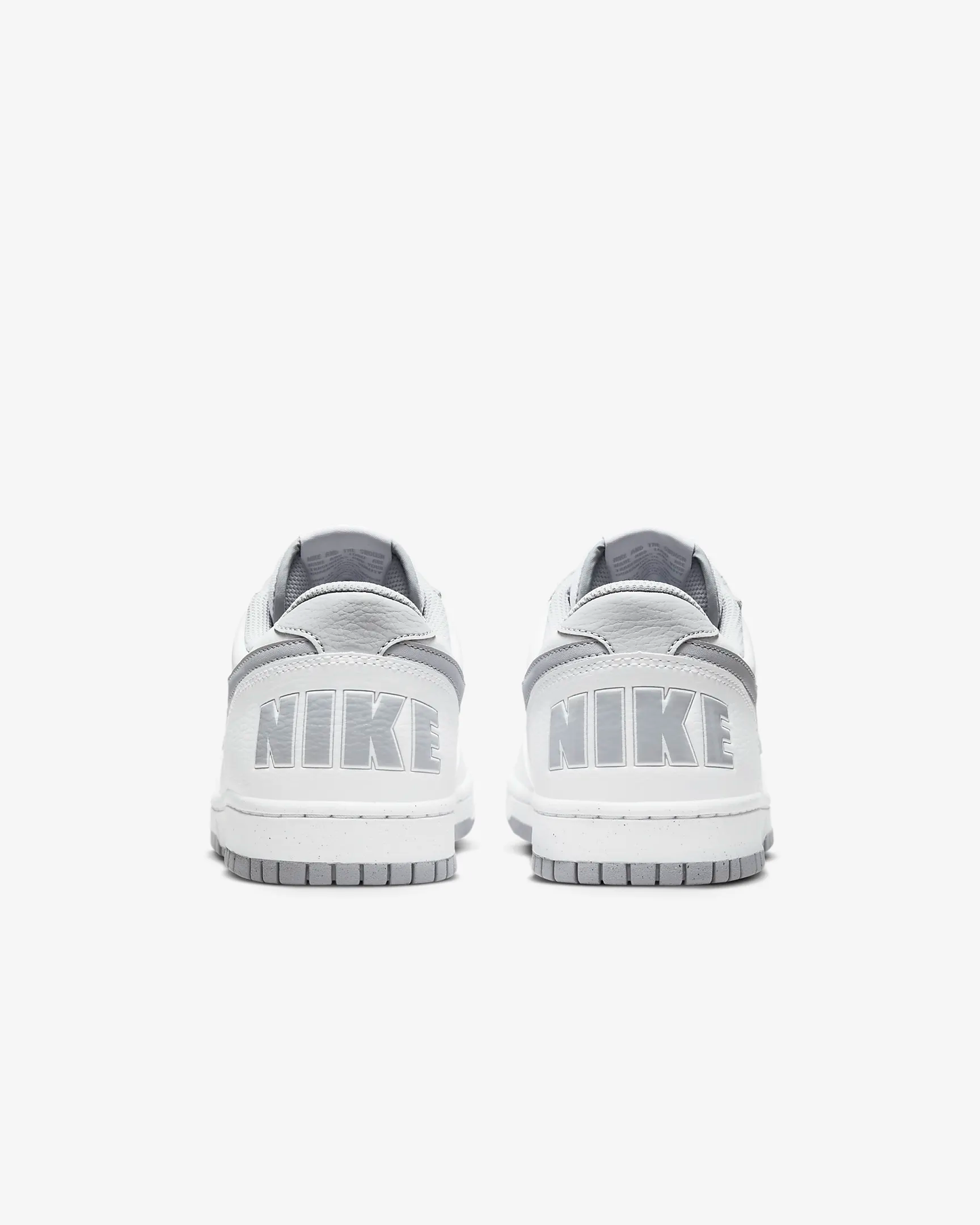 BIG NIKE LOW WHITE/WOLF GREY