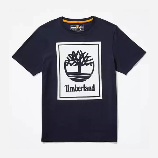 FRONT STACK LOGO NAVY/WHT TB0A2AJ1-U10 # M