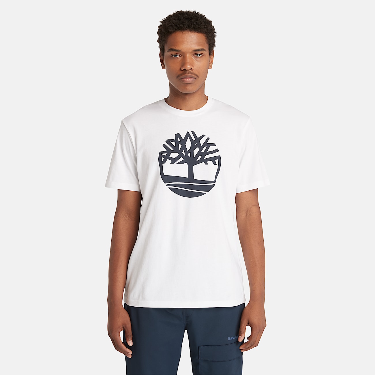 TIMBERLAND CAMISETA CON LOGOTIPO KENNEBEC RIVER PARA HOMBRE EN BLANCO