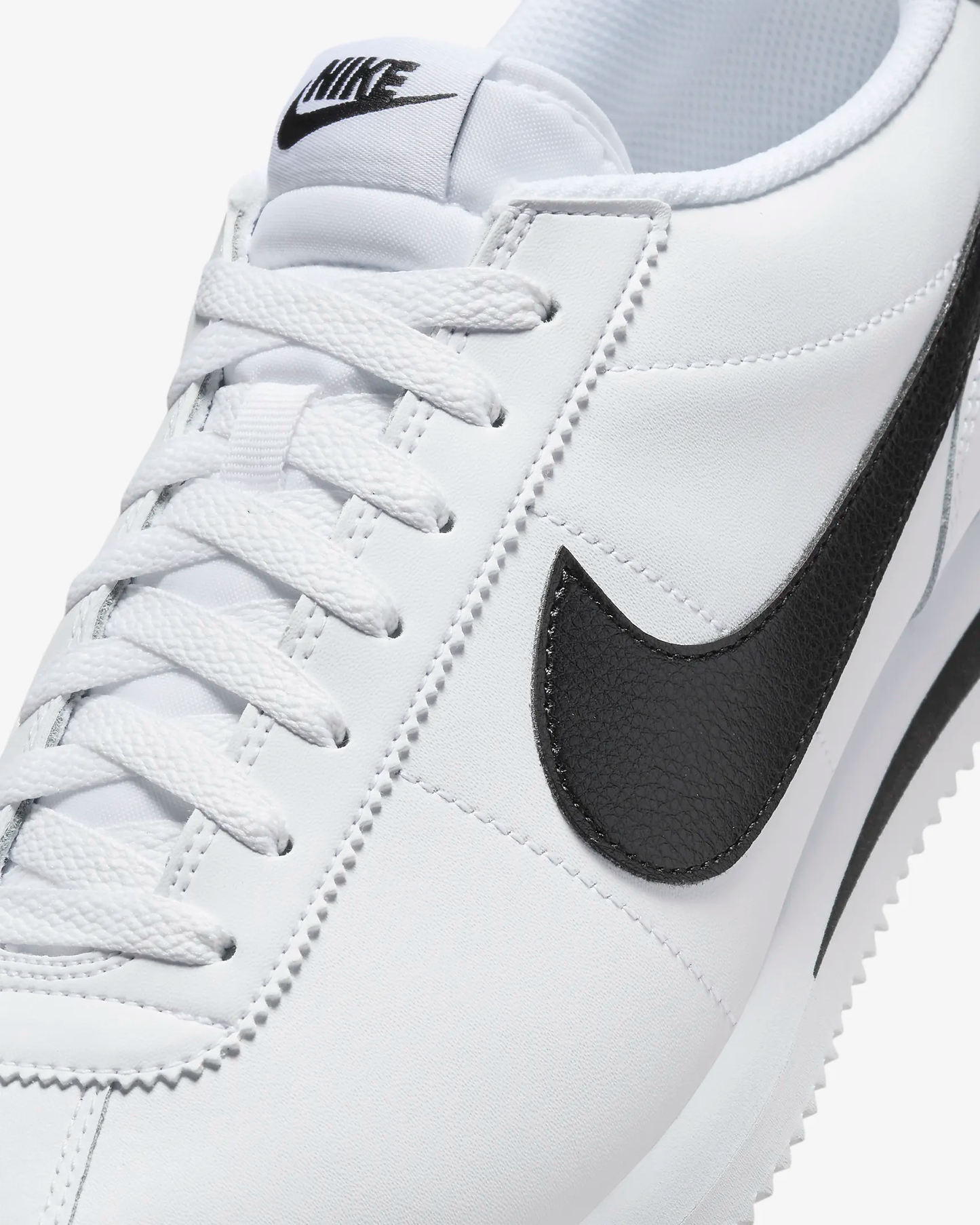 NIKE CORTEZ LTR WHITE/BLACK