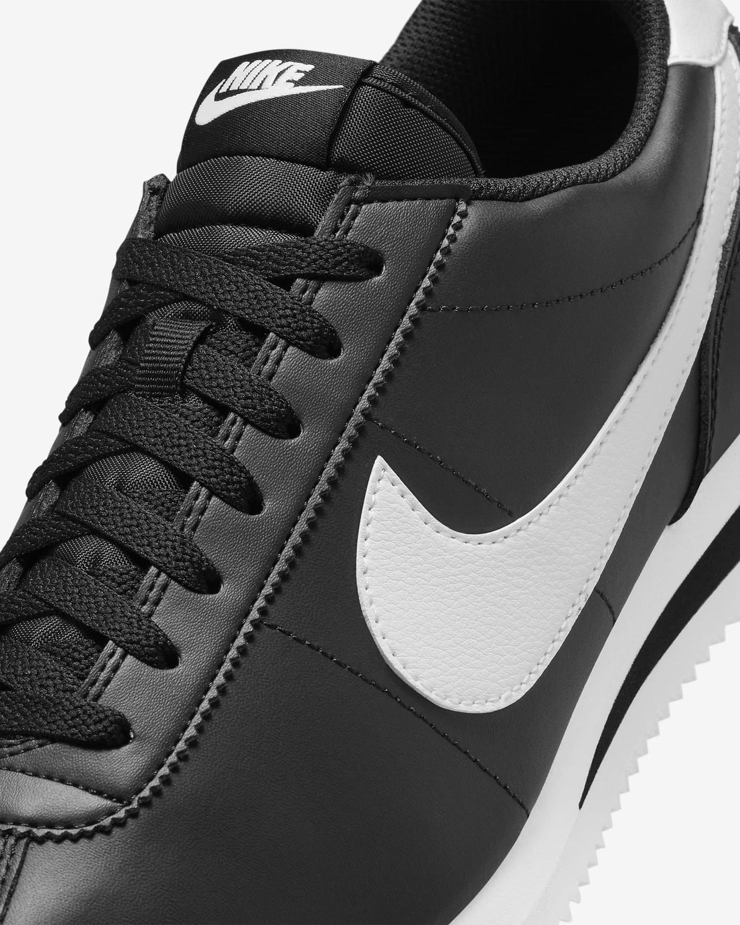 NIKE CORTEZ LTR	BLACK/WHITE