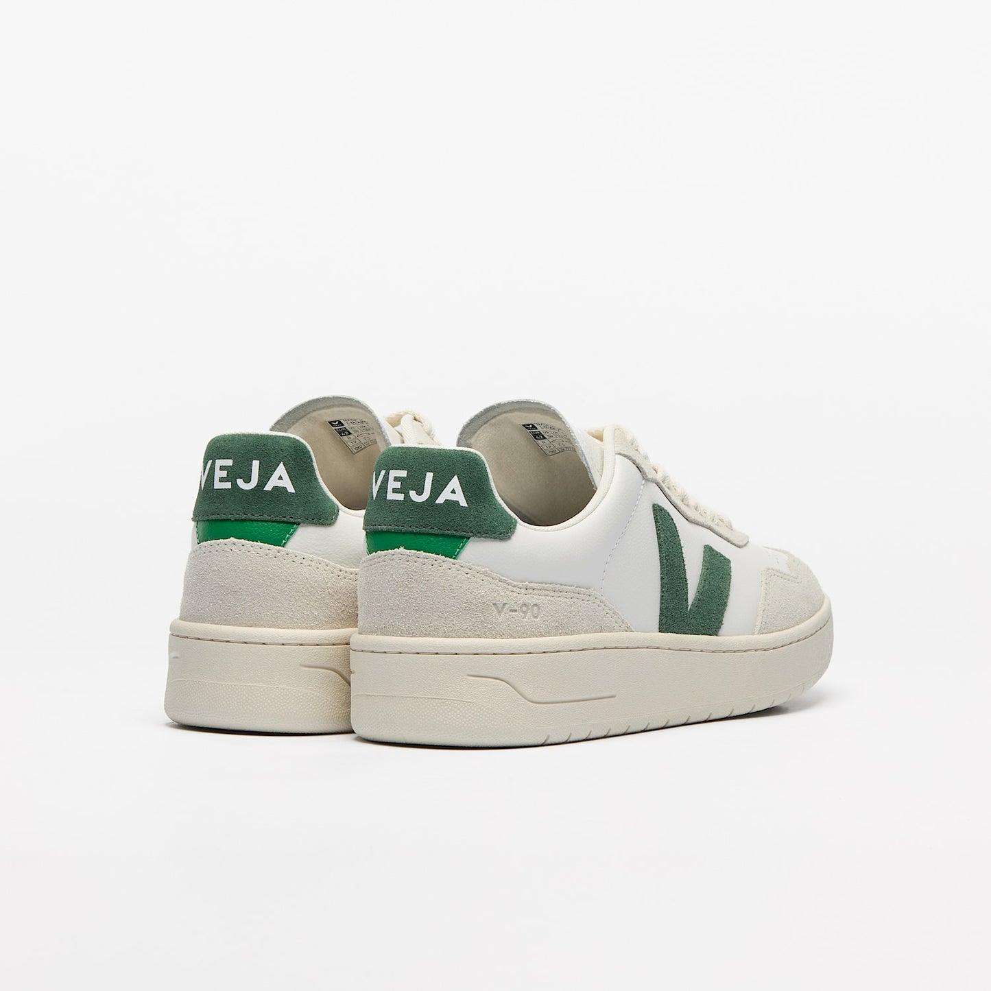 TENIS VEJA-90 LEATHER WHITE/CYPRUS