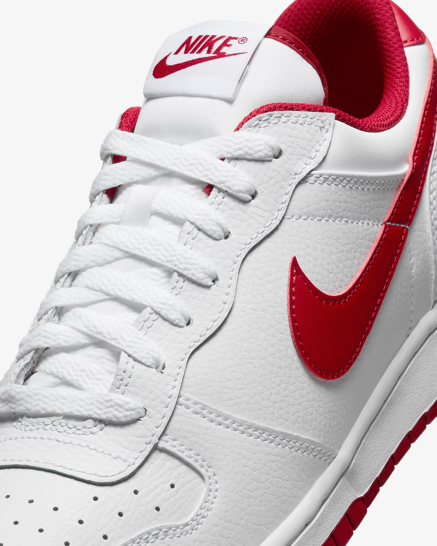 BIG NIKE LOW WHITE/GYM RED