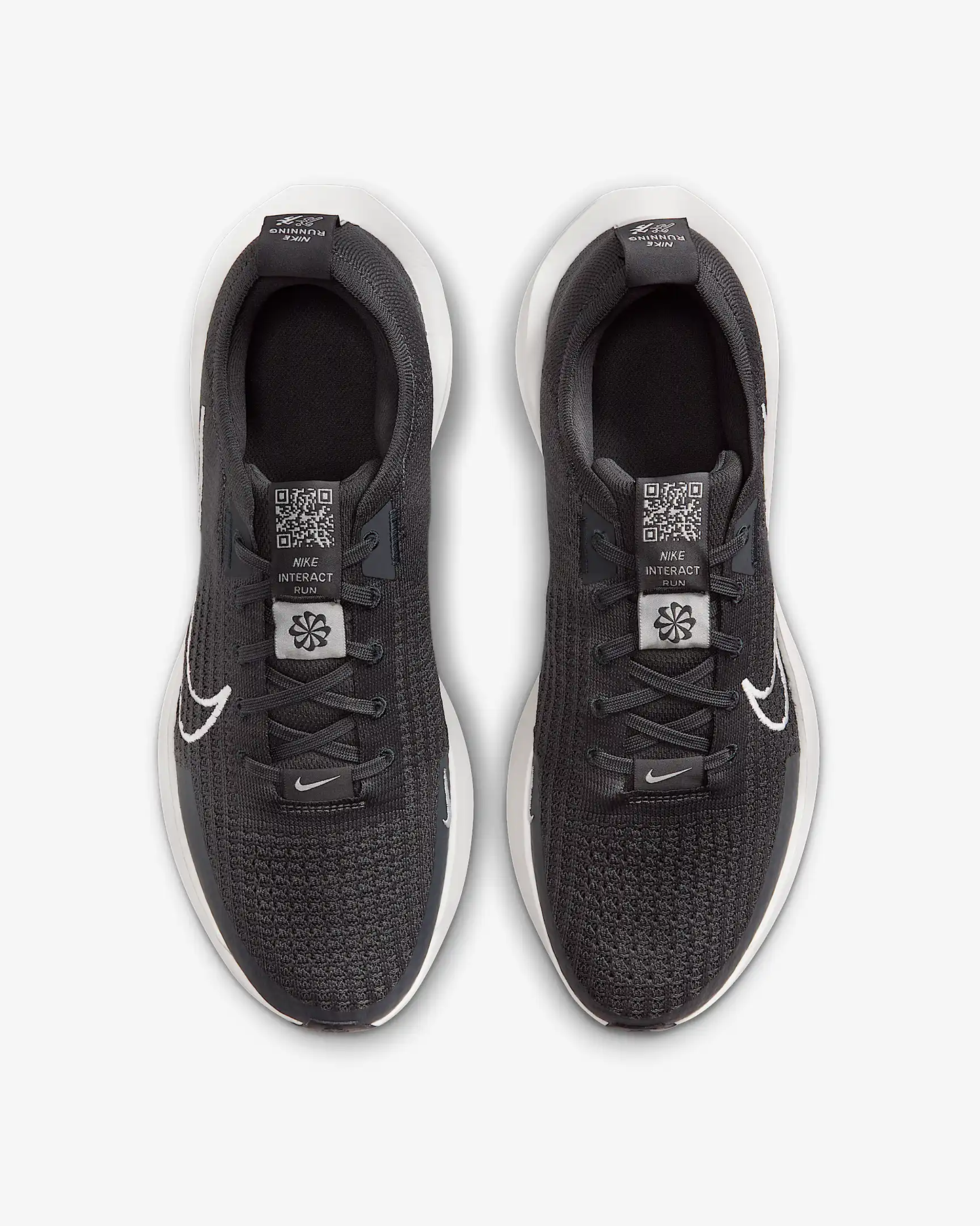 NIKE INTERACT RUN BLACK/WHT