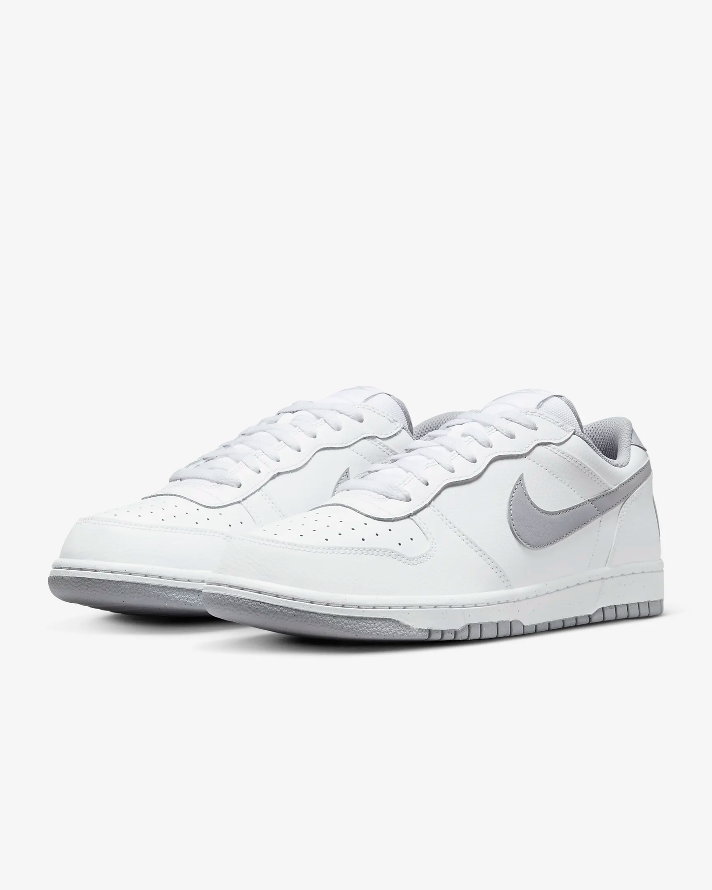 BIG NIKE LOW WHITE/WOLF GREY