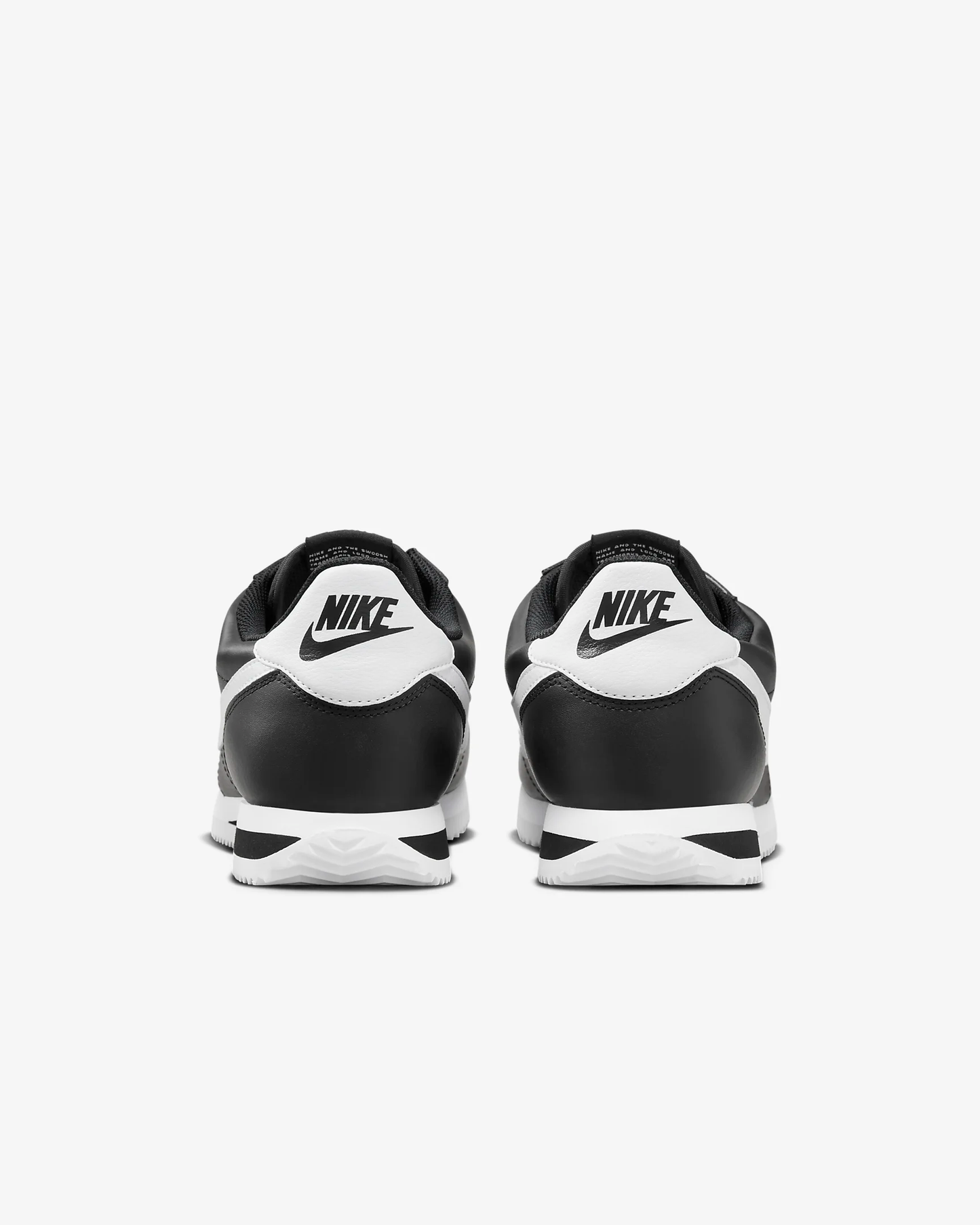 NIKE CORTEZ LTR	BLACK/WHITE