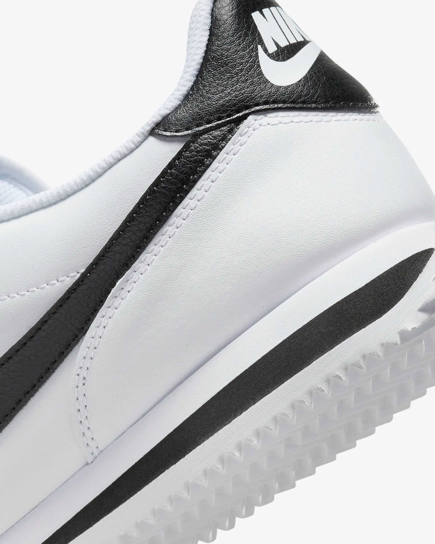 NIKE CORTEZ LTR WHITE/BLACK